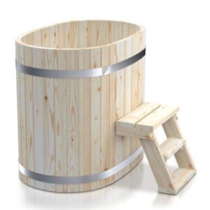 pic 4 wooden hot tub without heater