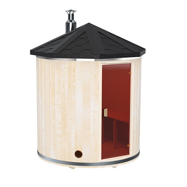 pic vertical barrel sauna