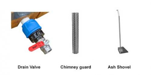 Pic Hot-Tub-accessories-_Drain-Valve_Chimney-Guard_Ash-Shovel_