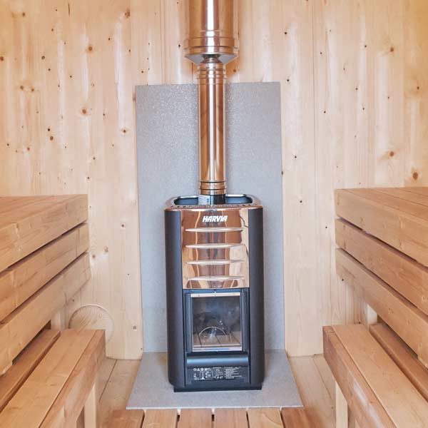 pic 5m Outdoor Sauna for 6 persons with seats or bed_inside_stove