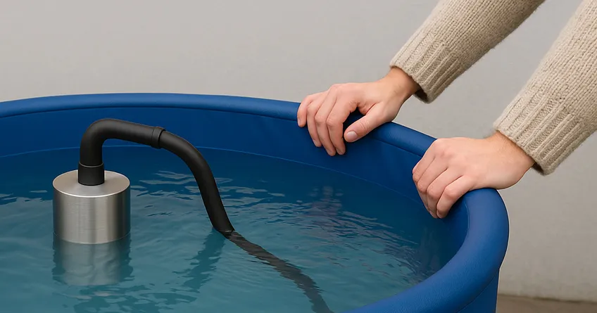 image test de la vitesse de chauffe de 1400 litres