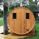 photo 4 4m for 8 persons outdoor sauna with dressing room