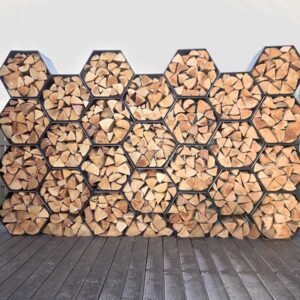 pic 4 honeycomb log rack