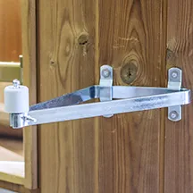 Butée de porte de sauna